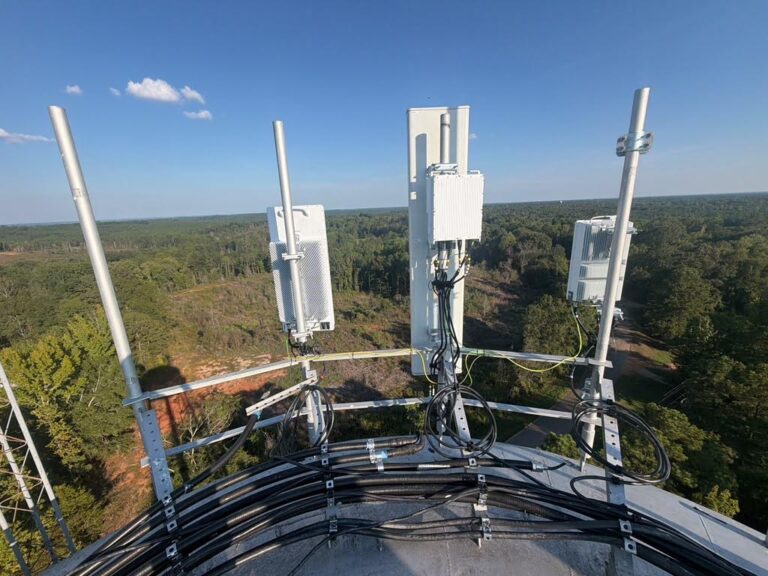 New Ericsson antenna equipment installed on a Verizon tower after the Nokia swap